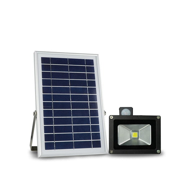 N500H 6V*6W Solar Panel 1000LM 10W Motion Sensor Solar LED Floodlight Energy Saving Environmental Outdoor Spotlight Light Lamp