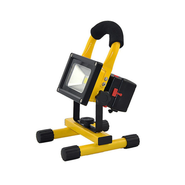 Portable 10W/20W Rechargable LED Floodlights Outdoor Camping Flood Light with Removable Power Box for Phone Charging