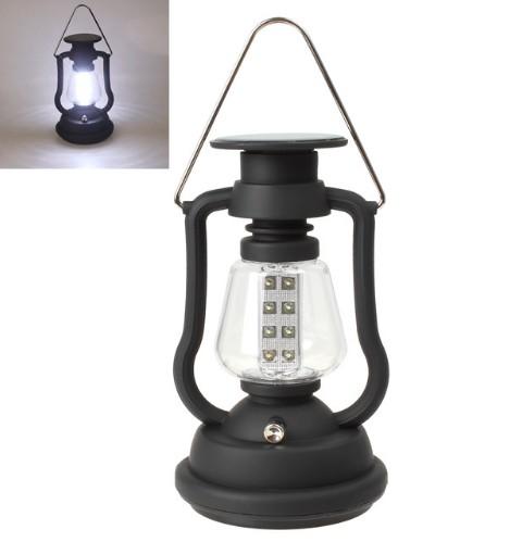 High Quality Super Bright Outdoor 16 LED Light Solar Panel Hand Crank Dynamo Lamp Camping Lantern LLFA