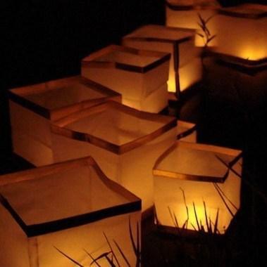 2016 50pcs/lot Wholesale Square Floating Chinese Water Lantern & Outdoor River Lantern & Water Light Free Shipping