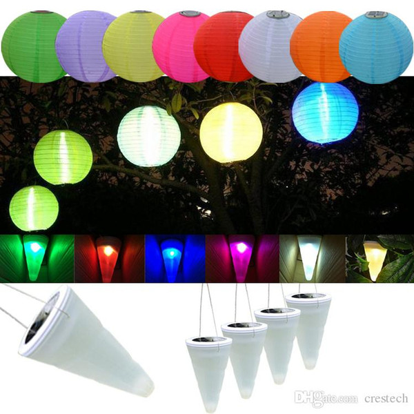 Sloar lights IP55 lantern chinese lantern outdoor tree chandeliers balcony lamp Colorful lights LED light lantern lamps