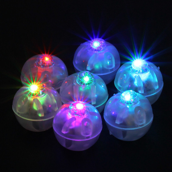 Colorful Round Led RGB Flash Ball Lamps Balloon Lights Submersible Lantern Lights for Lantern Christmas Wedding Party Decoration