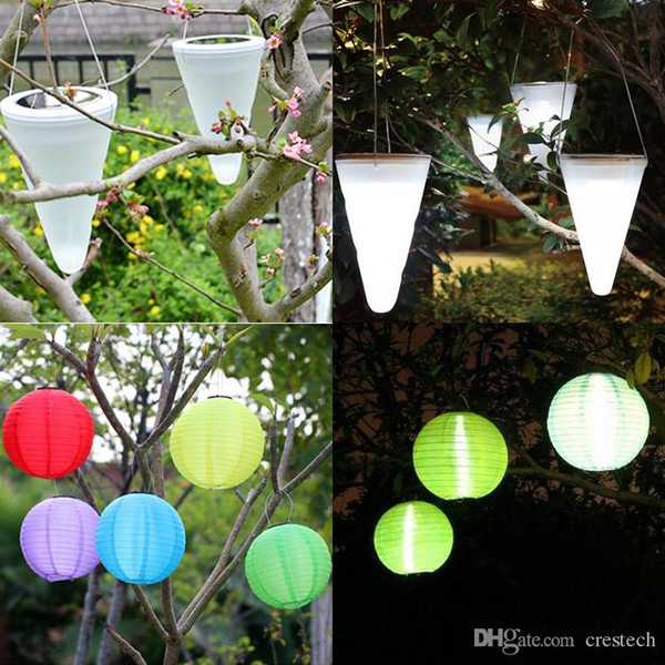 lantern lamps Seven color lantern hallowmas lighting IP55 outdoor lights RGB lantern light park lights chinese lanterns solar lights