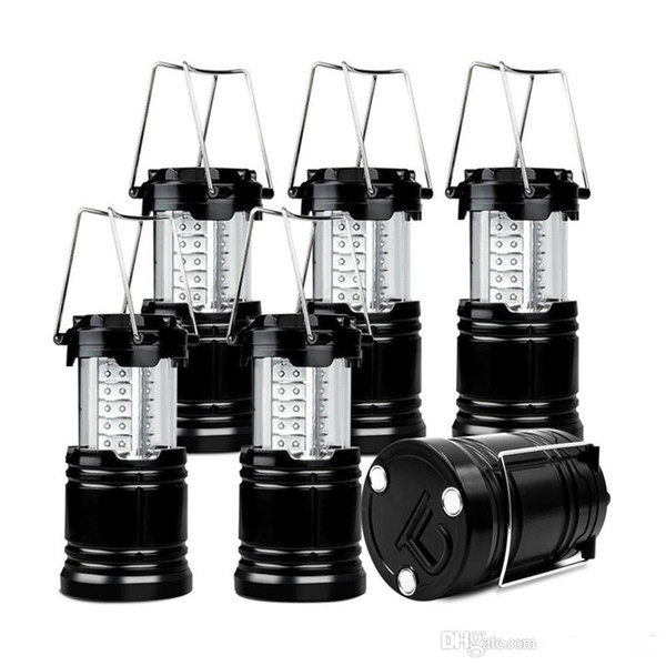 Outdoor Lanterns Lighting 30 LED Camping Lantern Brightest Tent Light Outdoor Lighting Portable Hanging Lamp Hiking Fishing Portable 10pcs