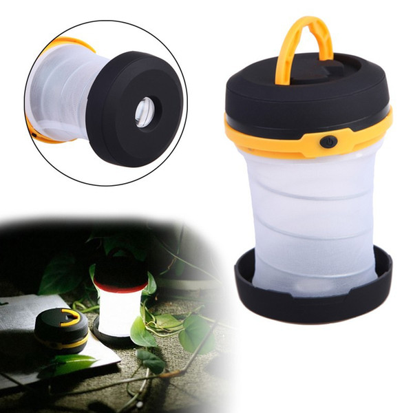 Portable Outdoor Lighting Foldable Mini LED Camping Lamp Lantern Tent Lamp Fishing Hiking Lamp Light with Hanger Outdoor essentials