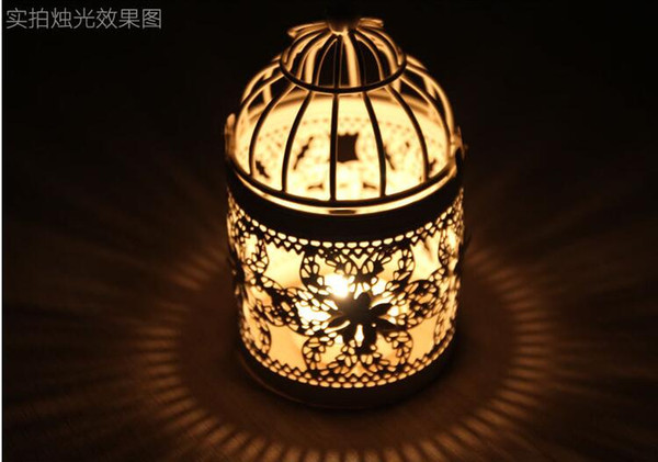 Candle Holders Hollow Lace Metal Modern Candlestick Creative Decor Loating Candle Holders Hanging Design Lantern Tea Light