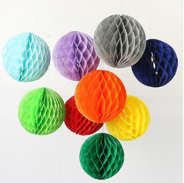 2'' 4'' 6'' honeycomb ball paper flower lantern ball wedding party kids birthday party xmas decoration baby show supplies