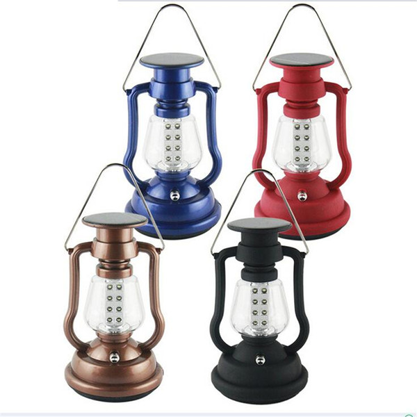 Portable 16LED Bright Solar Panel Lantern Light Hand held Led Camping Light Lamp holiday lights Outdoor Hanging Lamp Hiking Fishing Lights