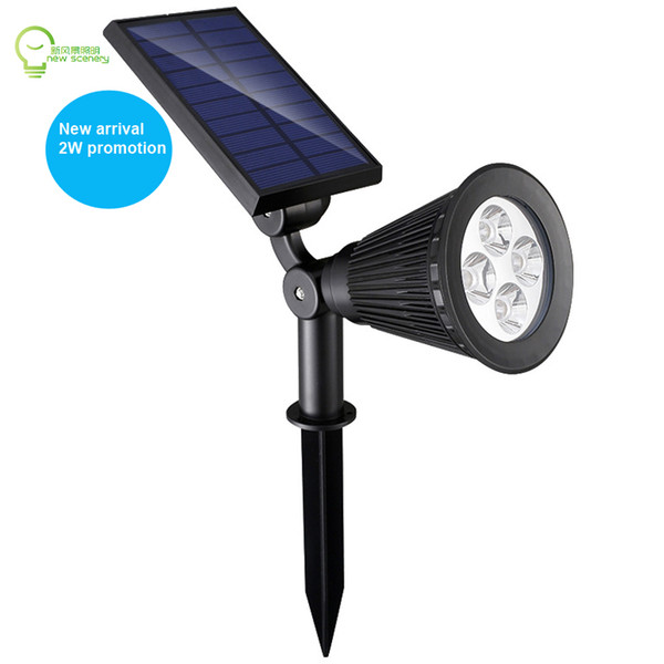 4LEDS solar powered led lights by spot decoration yard solar powered lights for garden street by adjustable head