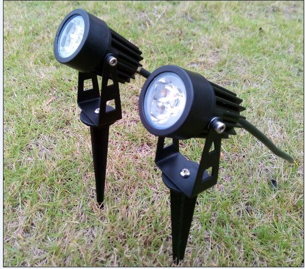 3W 6W lawn Garden Light LED Outdoor Lighting 12V 110V 220V Waterproof Spotlights Warm White Cold White Red Yellow Blue Green Lamp Color