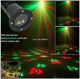 Promotion! Waterproof Outdoor Laser Firefly Stage Lights Landscape Red Green Projector Christmas Garden Sky Star Lawn Lamps Decorations