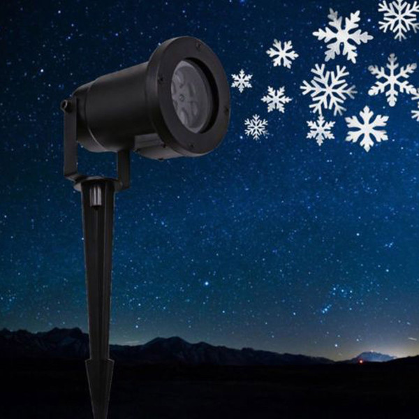 Decorate any surface Outdoor Waterproof Garden Tree Moving Snow Laser Projector Snowflake LED Stage Light Christmas Lights LEG_90S