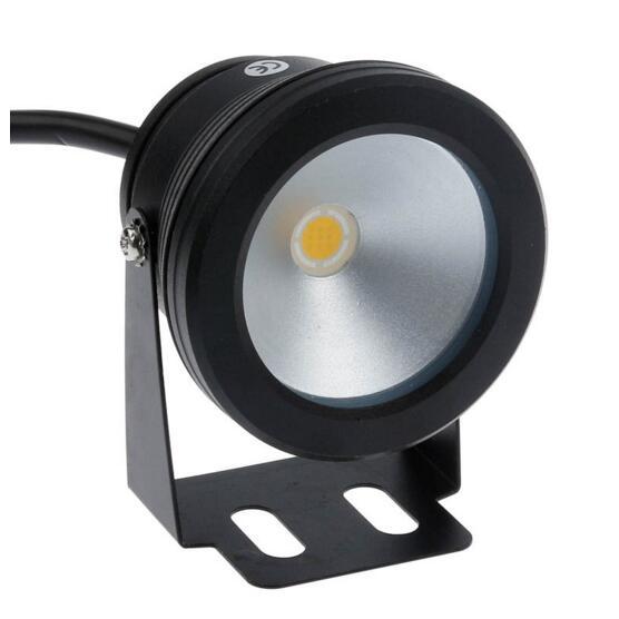 10W 12V LED Underwater Light warm light Waterproof IP65 Landscape Lamp Outdoor Light Black Cover Body