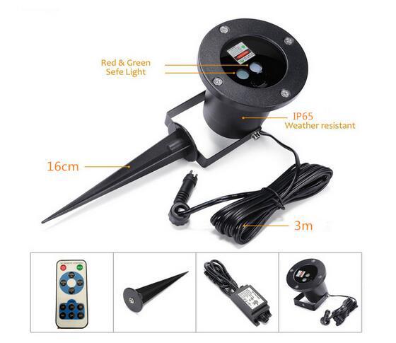 Wireless Control Laser Christmas Light Star Projector IP65 Waterproof for Seasonal Decorative Valentine Wedding Party
