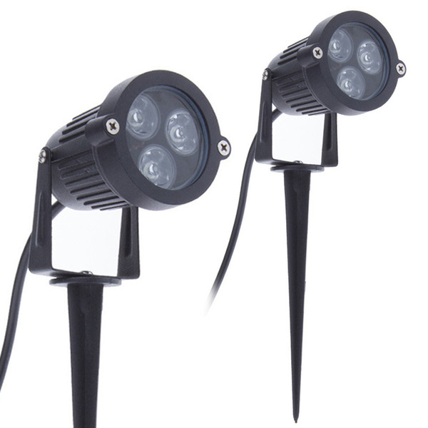 Outdoor LED lights, IP65 waterproof 3W 12V garden lighting, can be used in parks, sidewalks, lawns