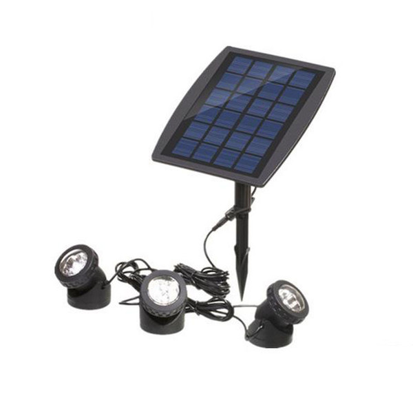 LED Solar Powered Lamp 18 Led Spot Light Sensor RGB Underwater Light Spotlight for Pool Ponds Lamp Outdoor Yard Path Garden Lawn Light