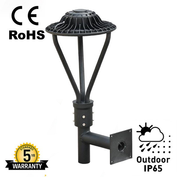 30W 50W 75W 100W Meanwell Power Supply UL ETL DLC SAA Listed Led Post Top Area Light Garden Street LED Retrofit Lamps