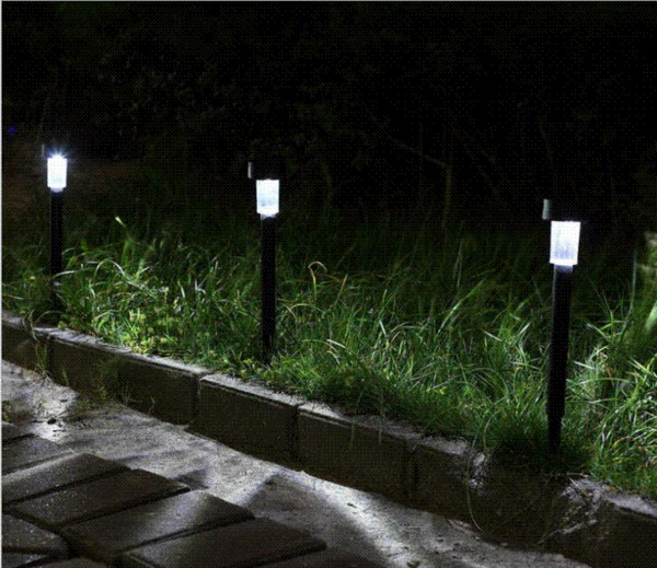 10pcs Stainless Steel LED Solar Light Lamp Outdoor Garden Path Lawn Lamp LED Spot Light Landscape