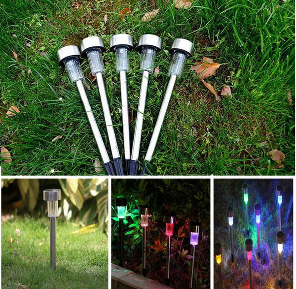 Unique colorful LED solar path light led garden light lawn lamp 20pcs/lot