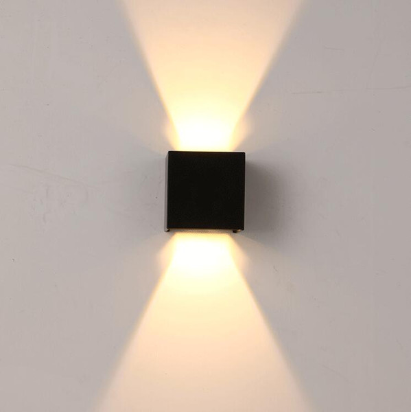 Modern LED Wall Lamp Sconce Outdoor Porch Light 8W UP and Down Lighting AC85-265V LED wall Light Warm White