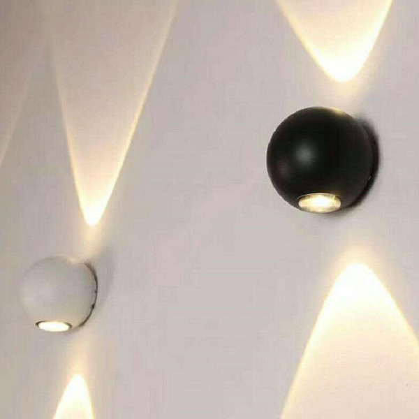 12W round LED Wall Lamps Brief Cube Adjustable Surface Mounted Wall Light Dimmable 110V 220V Indoor&Outdoor Lighting