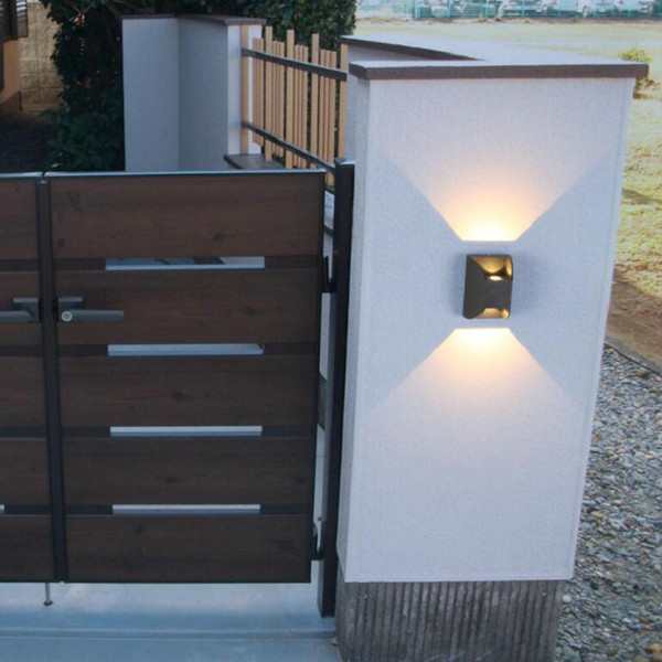 2 year warranty CREE Double LED Outdoor Wall Light/7W indoor LED Wall Lamp outdoor waterproof IP65