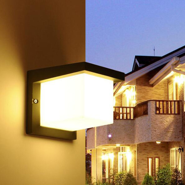 led porch lights outdoor sconces wall lights for villa led waterproof outdoor wall lamp 10w AC85-265V