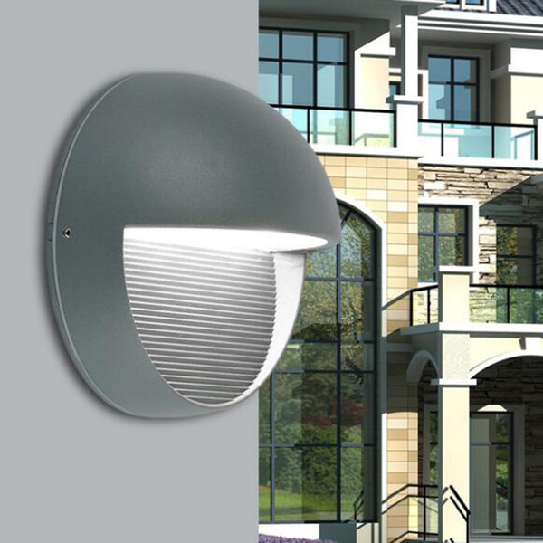 outdoor balcony stairs Engineering villa wall light of corridor light Waterproof wall lamp arc style AC85-265V