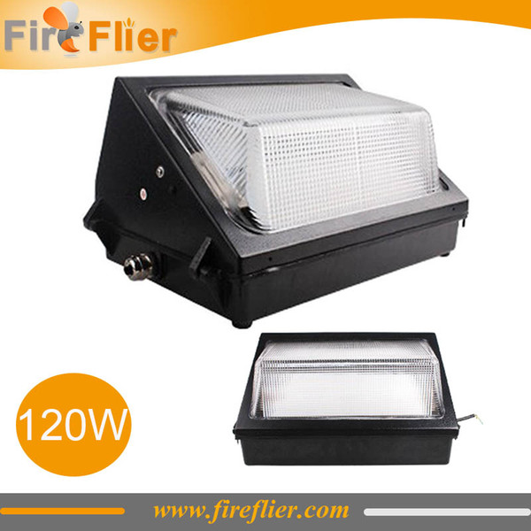 FREE SHIPPING 8pcs 120W wall pack flood light fixture 150W building facade lamp 100W UL DLC standard led wall light 50W 60W 40W