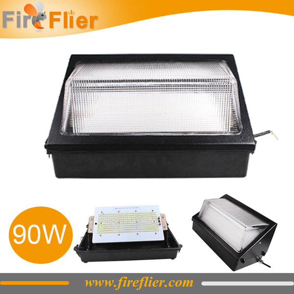 FREE SHIPPING 4pcs medium exterior led wall pack luminaire 50w 60w garden led lighting 90w 100w retrofit kits Area Site Luminaire 120w 150w