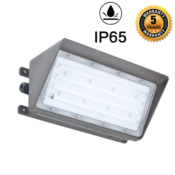 35W 55W 80W 100W LED wallpack light 250w HPS MH Equivalent 100-277VAC Free shipping 5 years warranty