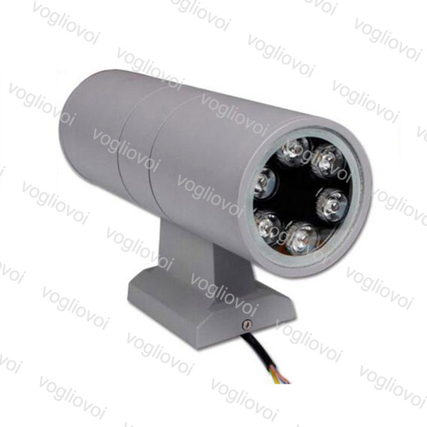 Outdoor Double Head Wall Up Down LED Wall Light 6W 9W 12W 18W 24W 36W AC 85-265V Garden Modern Wall Decoration DHL