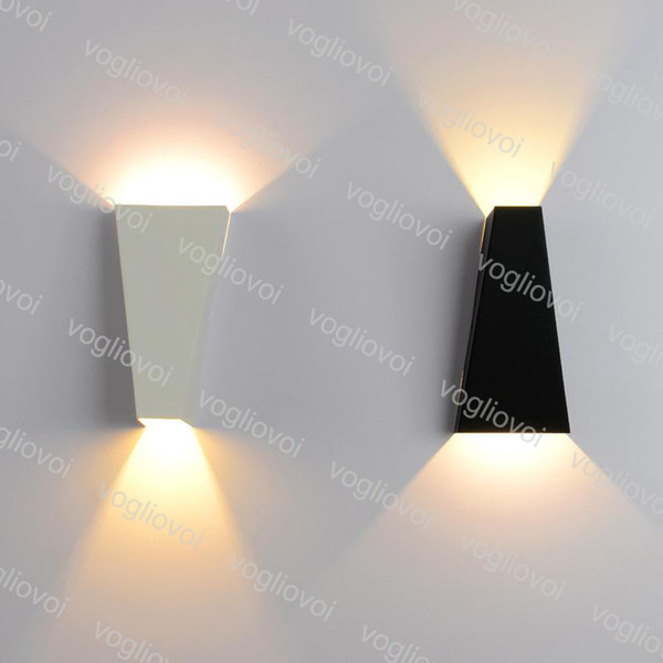 LED Up Down Wall Lamp Outdoor Waterproof Modern Light Square Spot Light Sconce Lighting Living Room Light DHL