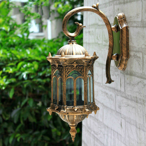 Popular retro outdoor wall light favorable europe villa sconce lamp waterproof exterior garden doorway lighting hot sale