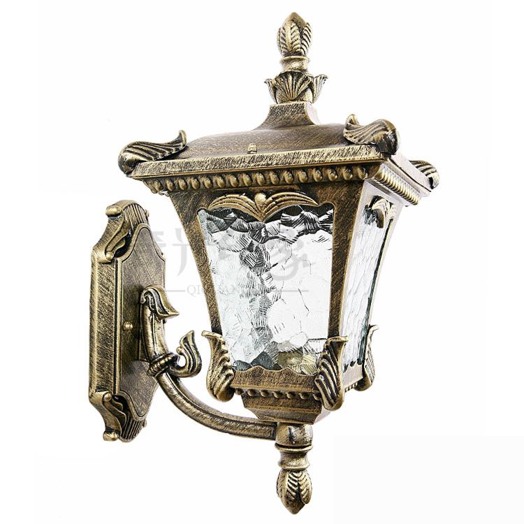 Luxury Villa Outdoor waterproof Porch Wall Lamp Bronze European Landscape Tower Corridor Hallway Door Bedroom Bedside Wall Sconces