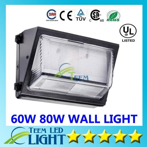 DHL Oversea warehouse stock CREE 100W 120W led wall pack Outdoor Wall Mounted light meanwell driver DLC ETL Listed 90-277V led lightig