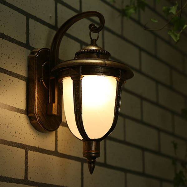 New Outdoor wall lamp corridor balcony decoration lighting waterproof garden light lamp outdoor 110V/220v 17.5*21*32Cm