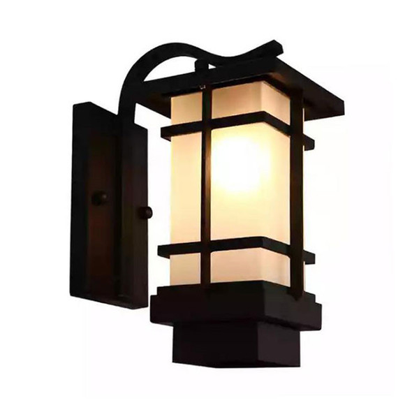 Europe style villa garden wall light fixtures, industrial vintage store outdoor wall lights black waterproof entrance proch lamp