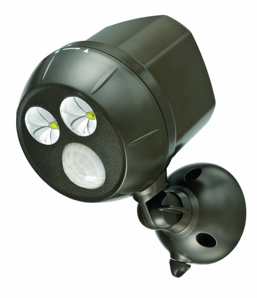 New Arrival LED Motion Sensor Light 300 Lumens, Batteries Powered Wireless Outdoor Spotlight Super Bright with 2 large LEDs