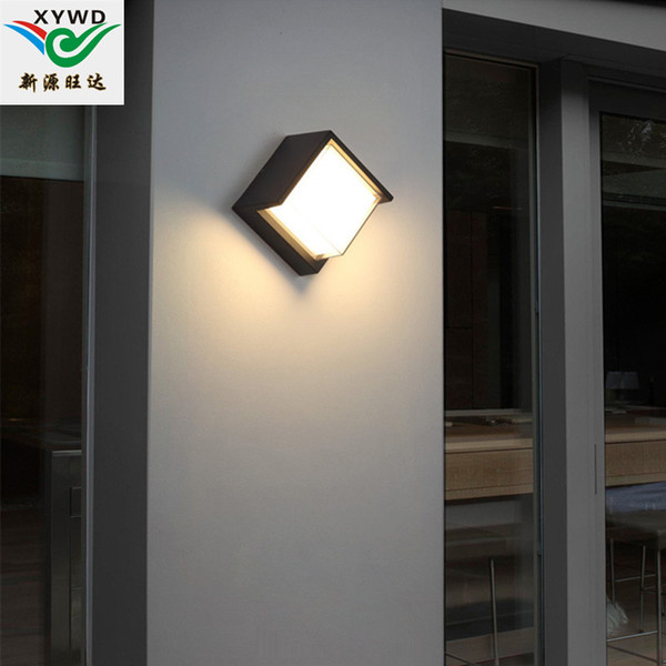 Wholesale outdoor LED wall lamp IP65 porch decoration terrace lamp outdoor balcony waterproof LED lamp super bright household modern simple