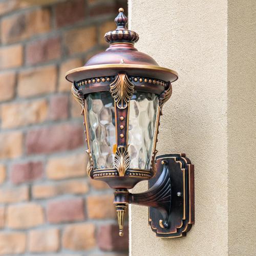 Outdoor led wall lamp waterproof garden balcony European style wall lamps villa exterior retro bright wall lights landscape street lightings