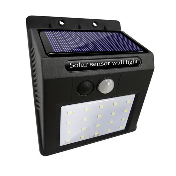 Solar Lamp Outdoor Light Super Bright LED 20LEDs Solar Motion Sensor Wireless Waterproof Security Lights with Motion Activated Auto On/Off