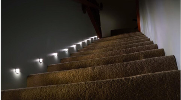 led stair Light 85-265v 3w / 1W Recessed Led Step lamp Wall Lights In Step lamps Embedded concrete walls lighting