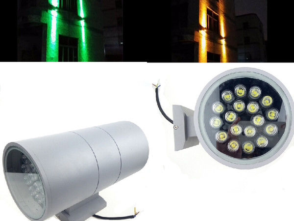 UP Down 36W Outdoor LED Wall Mounted Lamp Waterproof IP65 110V 220V Lighting for Storefront Building Decorative Flood Lights Spot CE ROSH