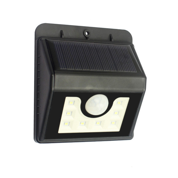 8 LED Solar Motion Activated Wall Light IP65 PIR Weatherproof Outdoor Solar Lamp Wireless Security For Patio Deck Yard Garden Driveway