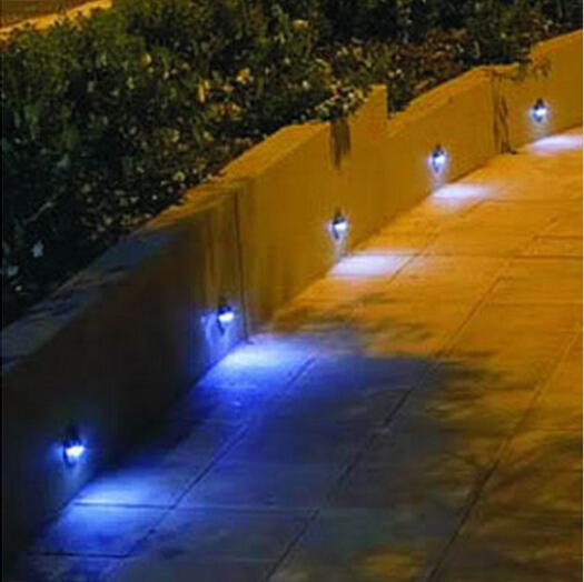 1W Waterproof Outdoor Light LED Wall Lamps for Stairs Steps Corridors Half Moon Cover Zinc Alloy 6 Lights + LED Driver + Cables All Included