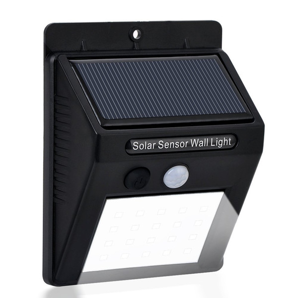 20/30 LED Solar Power Spot Light Motion Sensor Outdoor Garden Wall Light Security Lamp Bulb