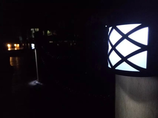 Solar outdoor led courtyard landscape semi-circular waterproof decorative lighting home wall lamp wall lamp warm romantic