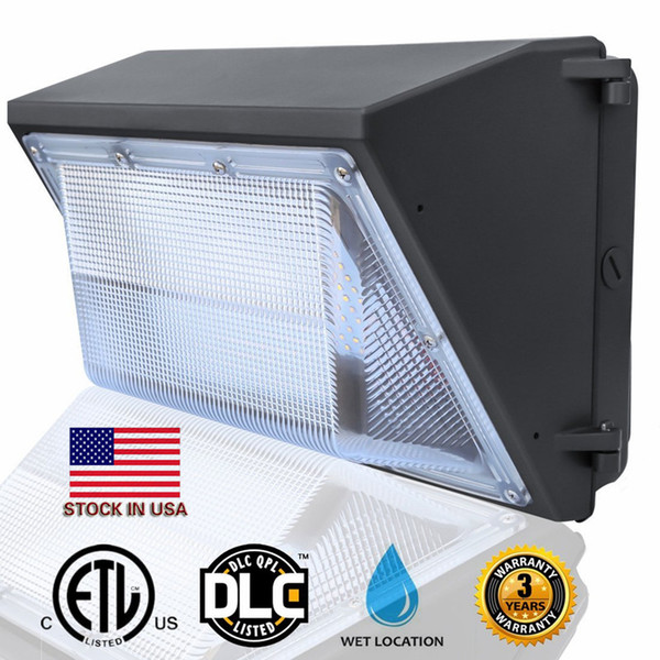 UL DLC LED Wall Pack Light 40w 60w 80w 100w 120w outdoor Wall Mount LED garden lamp AC 90-277V 5500K Mean Well Driver