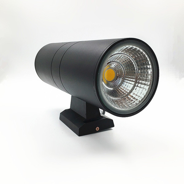 20W 2x10W outside Double head wall lamp waterproof IP65 body Black or gray building outline lights 110V-230V